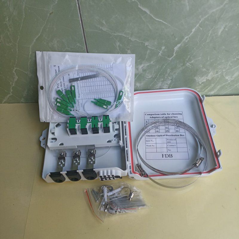 odp 8 core lekap splitter plc 1-8 sc apc