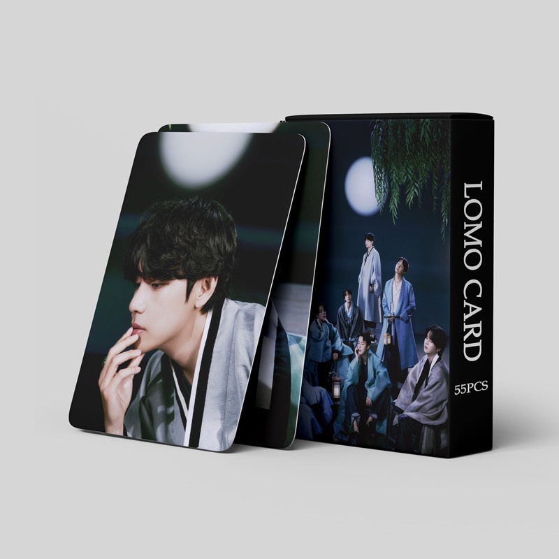 55pcs / box Kartu Foto LOMO BTS 2022 DALMAJUNG Album LOMO