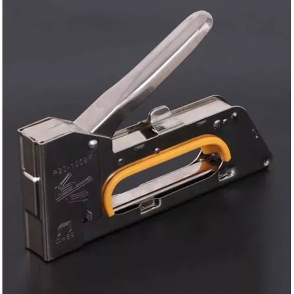 Gun Tacker Staples Staple Stapler Tembak Kertas Kayu Jok 13/4-6-8mm