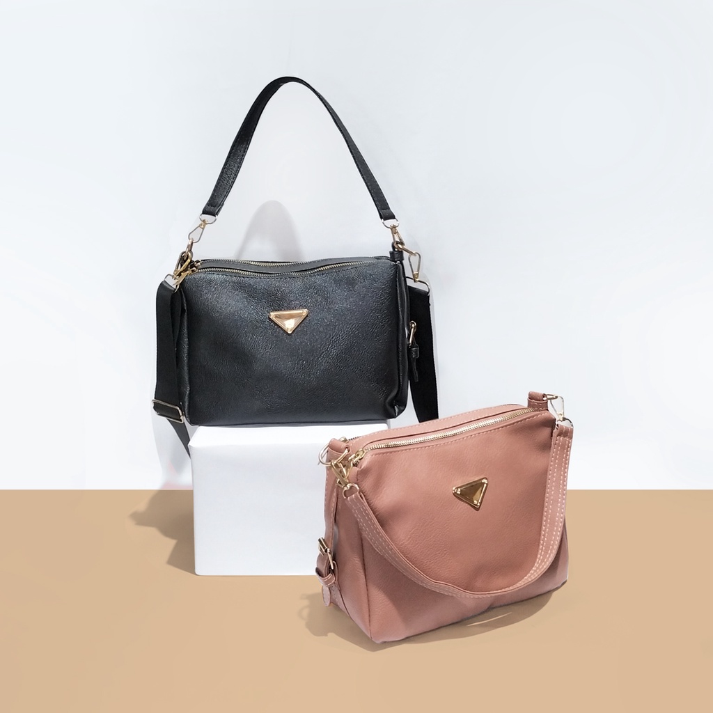 Tas selempang wanita remaja dewasa tas wanita kulit sintetis tas selempang trendy
