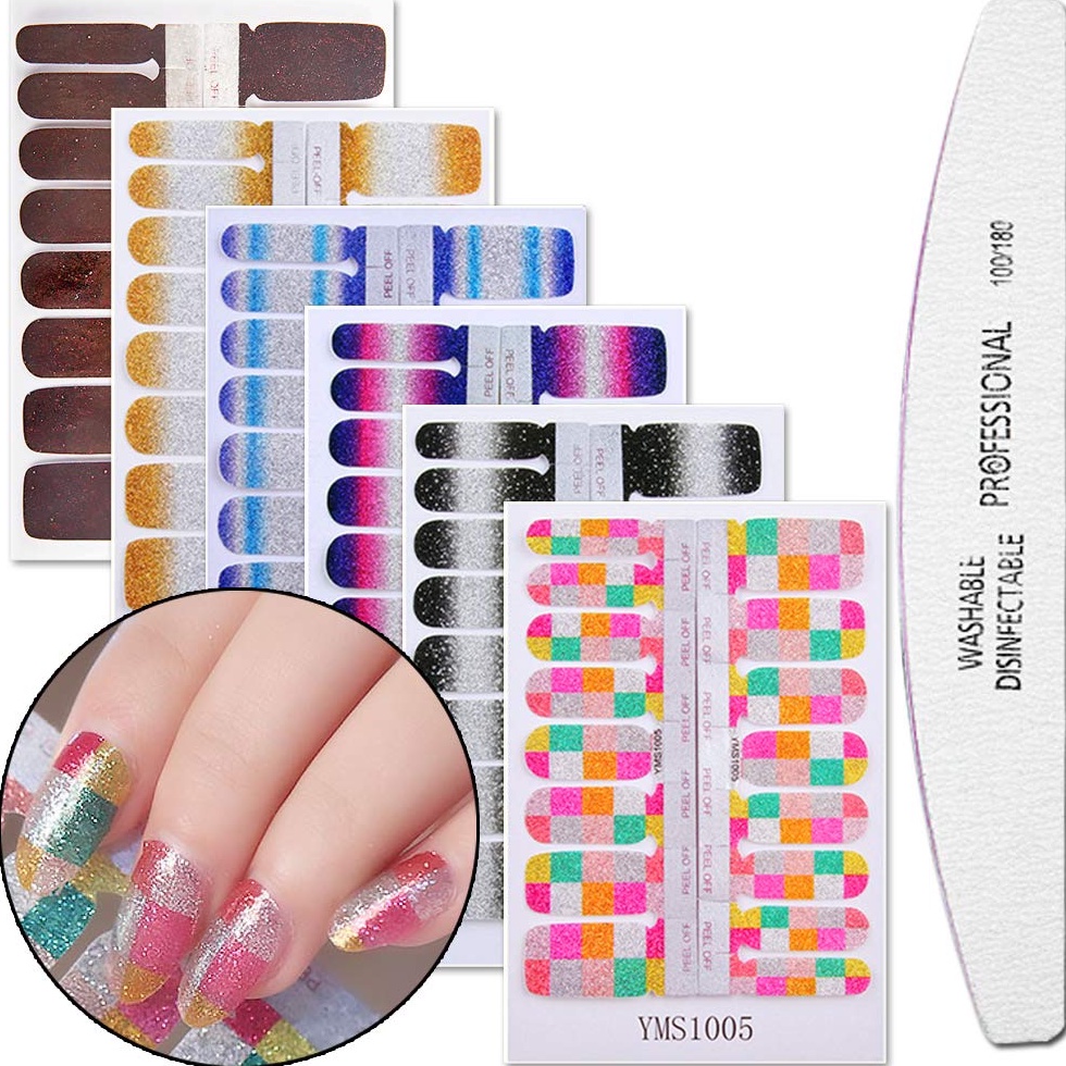 PART2 NAIL ART 3D NAIL ART STICKER DIVA MINX &amp; NAIL COVER KUKU