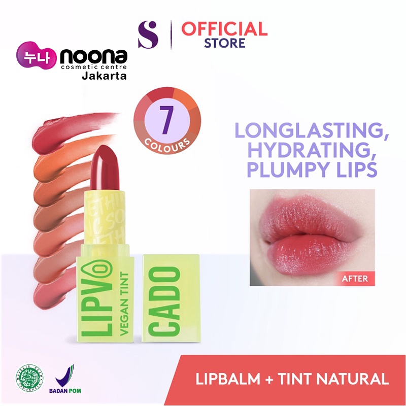 SOMETHINC LIPVOCADO VEGAN LIP TREATMENT TINT 4GR