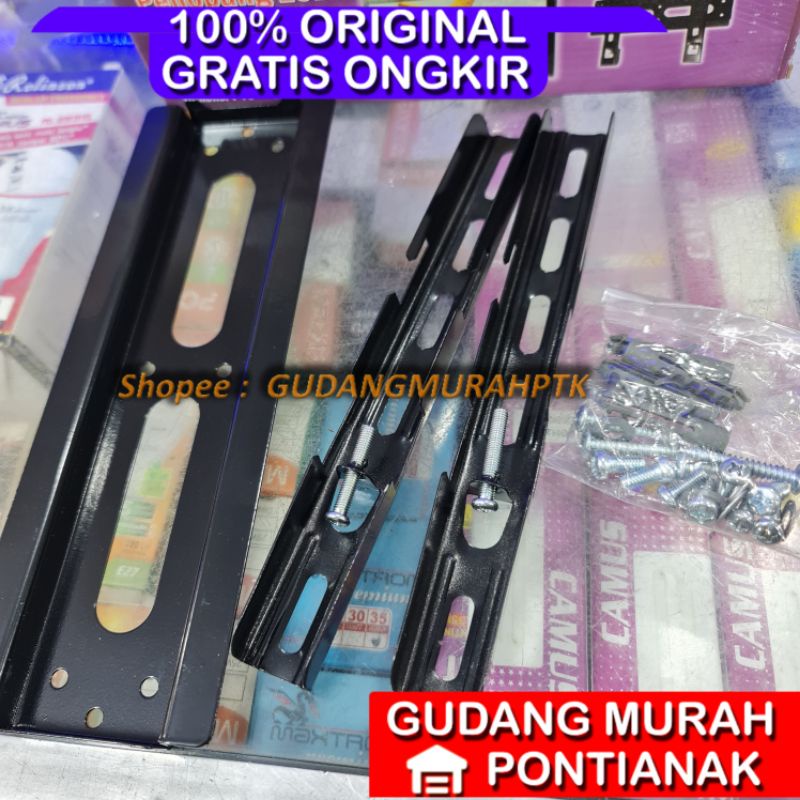 bracket tv shimura 24&quot; - 65&quot; / breket tv 24in sampai 65in tebel kuat tahan/breket tv shimura 24in sampai 65in