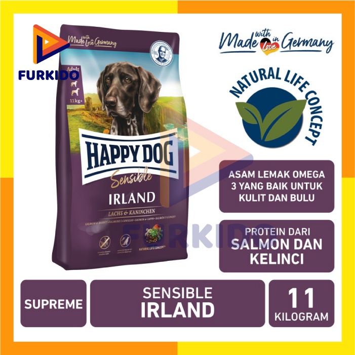 Happy Dog Supreme Sensible Irland 11 Kg / Makanan Kering Anjing