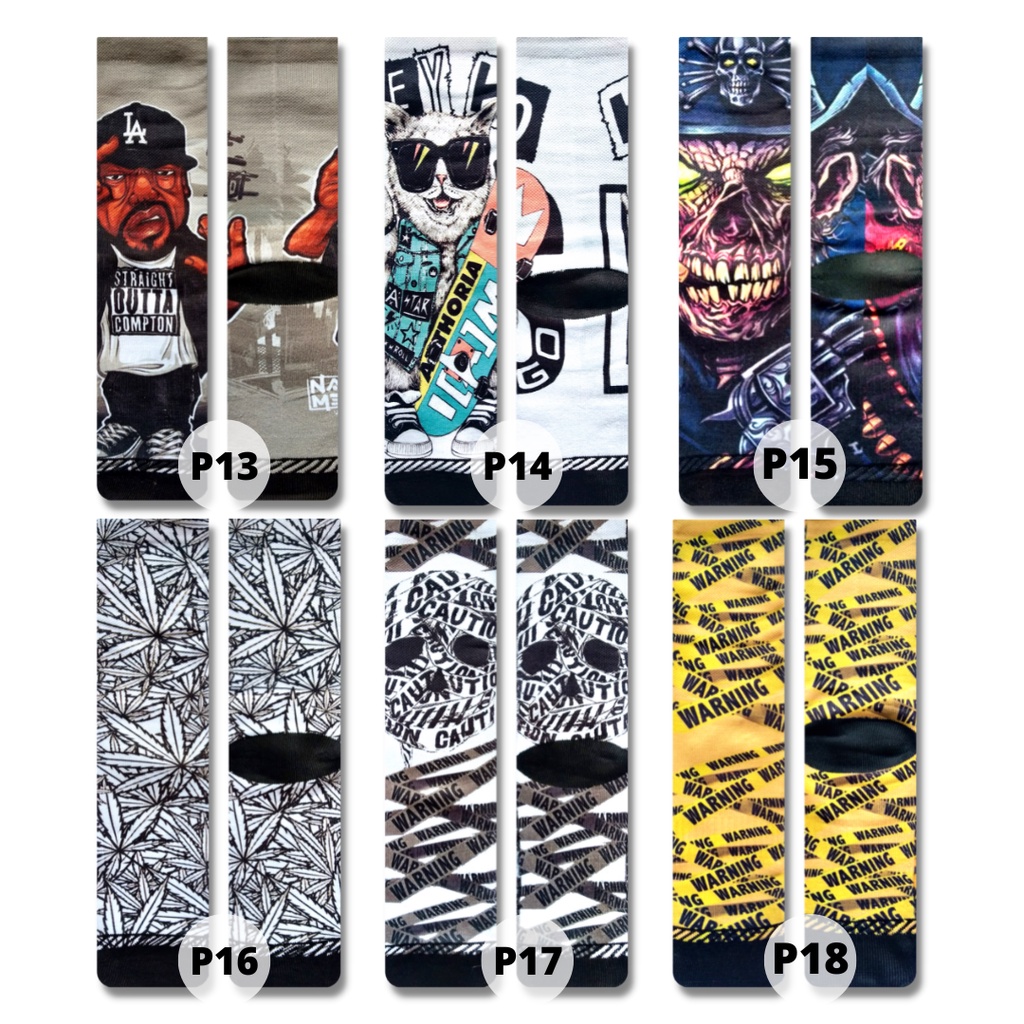 Kaos Kaki FullPrint Oldschool Premium - The Muds Official