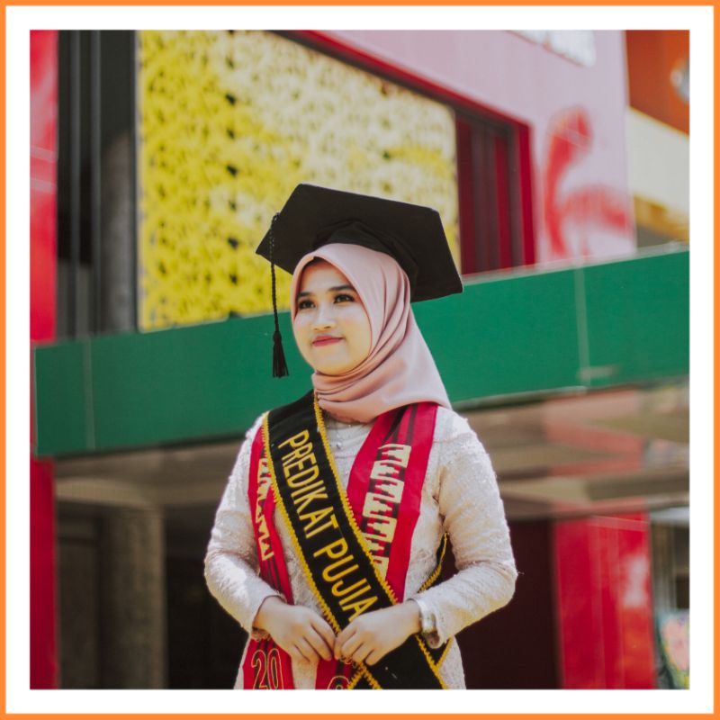 (JAMINAN 1 hari jadi) Selempang Wisuda RENDA/ Selempang wisuda bordir/ Selendang wisuda