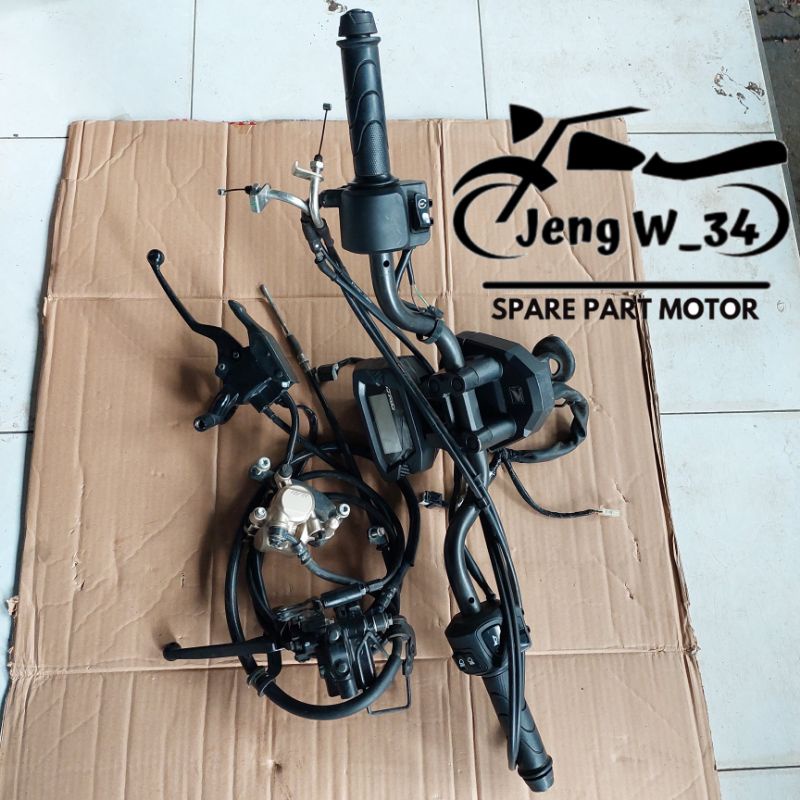 STANG FULLSET PENGEREMAN CAKRAM COMBI BRAKE BEAT STREET TERBARU ORIGINAL