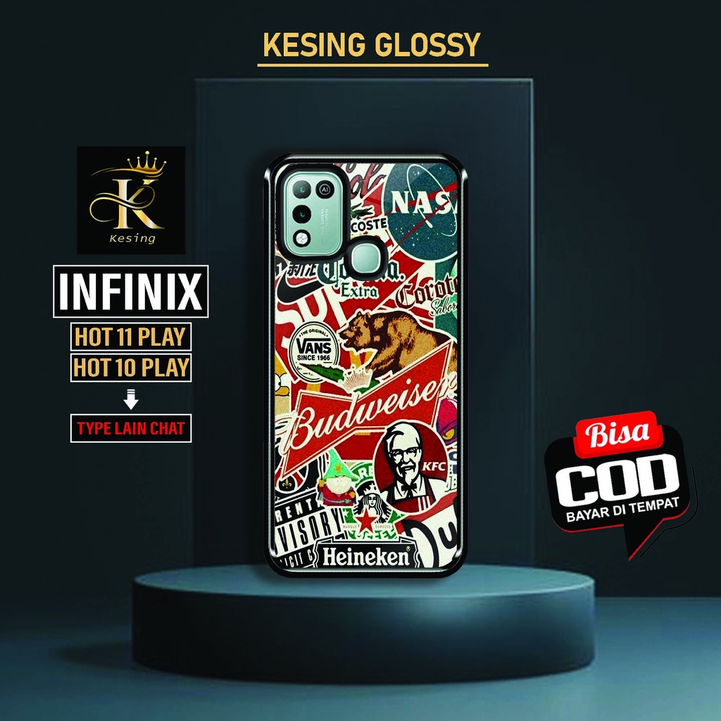 Case Infinix Hot 10 Play / Hot 11 Play Terbaru - Case Glossy Infinix Hot 10 Play - Softcase Infinix 