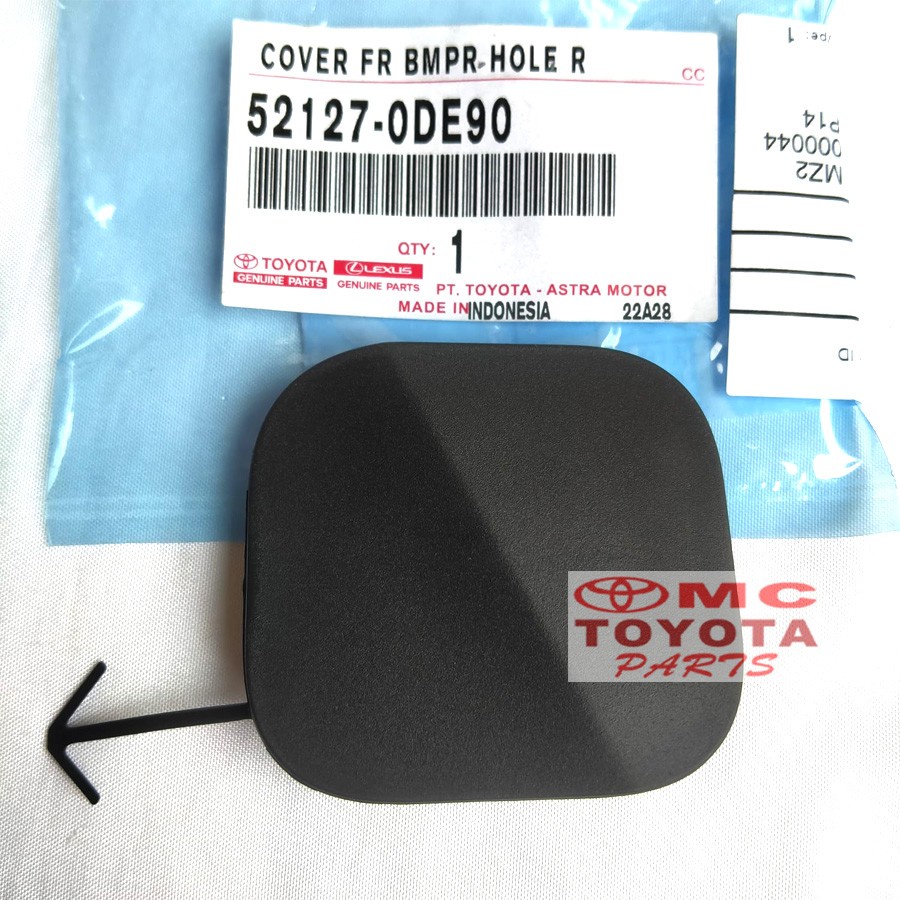 Tutup Cover Derek Towing Bemper Depan Sienta Facelift 52127-0DE90