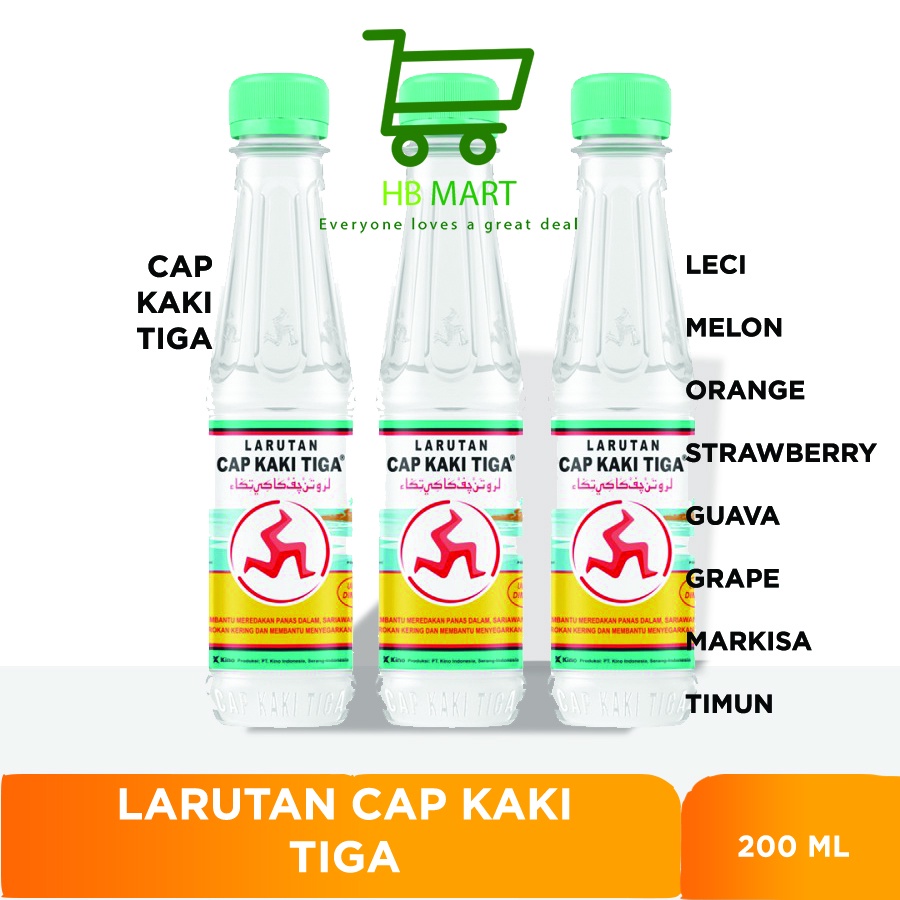 

LARUTAN KAKI TIGA BOTOL 200ML