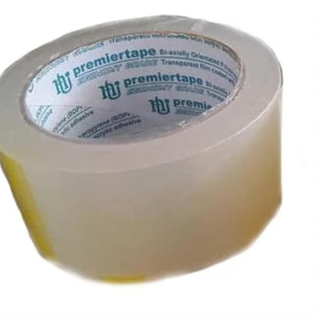 

↢ Lakban Isolasi Nachi Premier OPP Tape 100 yard Bening Selotip Coklat ♬