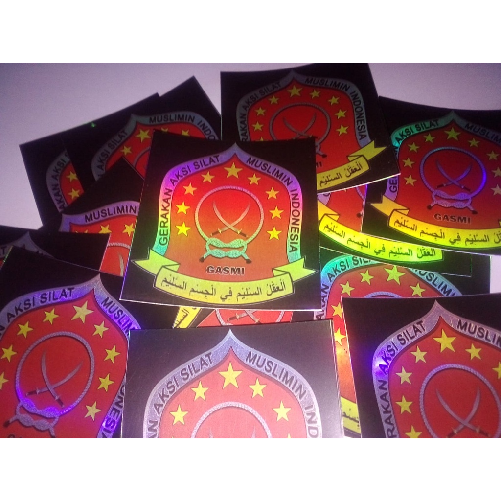 

stiker gasmi hologram