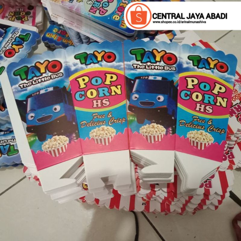 

300 LEMBAR KERTAS POPCORN 12 × 6 BAHAN IVORY PUTIH HIGH QUALITY DUS POP CORN BOX POPCORN KOTAK POPCORN KEMASAN POP CORN PRODUK TERBARU KUALITAS TERBAIK | CENTRAL JAYA ABADI 5730