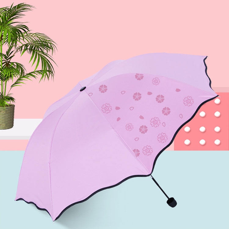 Payung 3D Magic Umbrella Payung 3 Dimensi Berubah Warna Jika Kena Air Payung Unik Lucu Aestetik