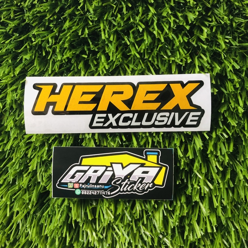 Stiker HEREX EXCLUSIVE sticker viral