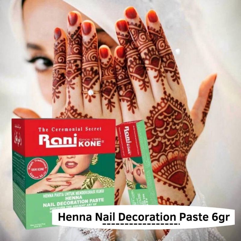 HENNA KUKU RANO KONE NAIL KUTEK HALAL / KUTEK RANI / PACAR RANI / HENNA KUKU RANI