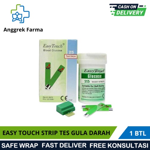 EASY TOUCH STRP TES GULA DARAH/STRIP UNTUK CEK GULA DARAH