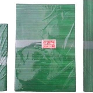 (50 pcs/pak) *TIIPIS* Kertas Pembungkus Makanan Motif Daun Pisang 30cmx42cm/Kertas Bungkus