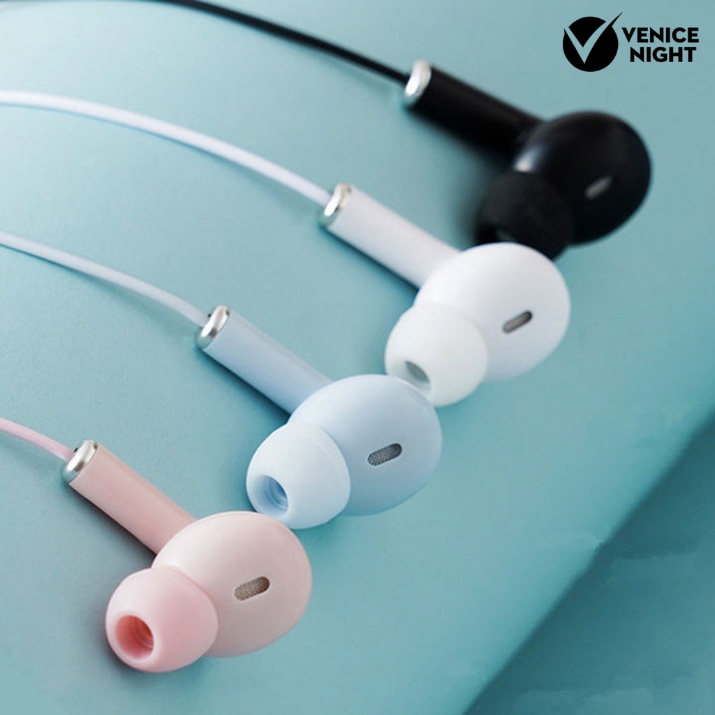 (VNEP) (Berkabel) Q3 3.5mm Plug Heavy Bass In-ear Earphone Earbuds untuk Telepon