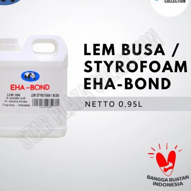 

LEM STYROFOAM CAIR GABUS / BUSA / SERBAGUNA EHA BOND 1LITER (1 LITER)