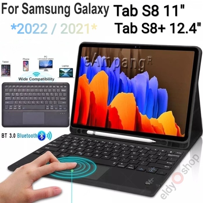 Keyboard Case Keyboard For Samsung Tab S8 11" / Tab S8+ S8 Plus 12.4" 2022 2021