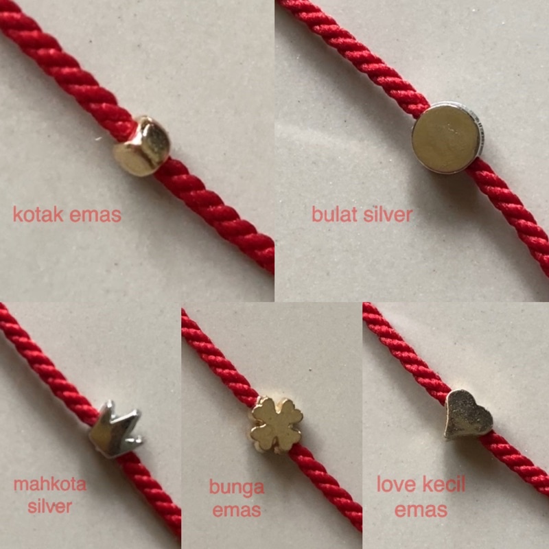 Gelang MERAH Motif kualitas Premium