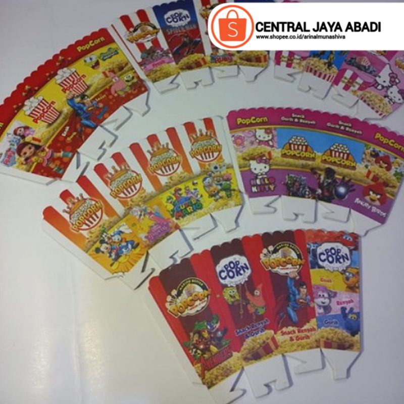 

400 LEMBAR KERTAS POPCORN 12 × 6 BAHAN IVORY PUTIH HIGH QUALITY DUS POP CORN BOX POPCORN KOTAK POPCORN KEMASAN POP CORN PRODUK TERBARU KUALITAS TERBAIK | CENTRAL JAYA ABADI 5771