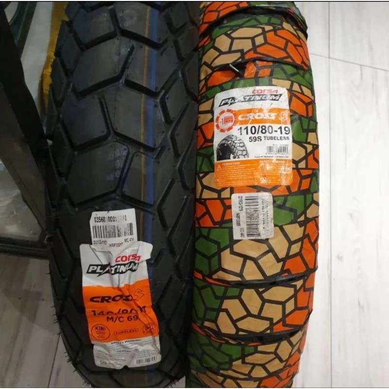 Ban Versys 250 Corsa 110 80 19 dan 130 80 17 Cross S Adventure