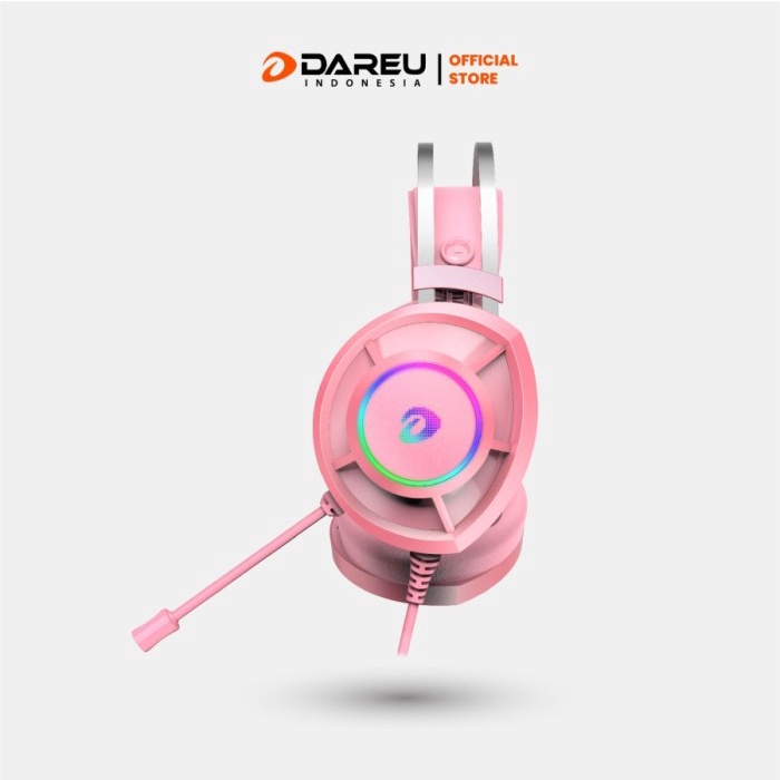 Headset Gaming Dareu EH-469 Kitty Pink Edition / Black EH469