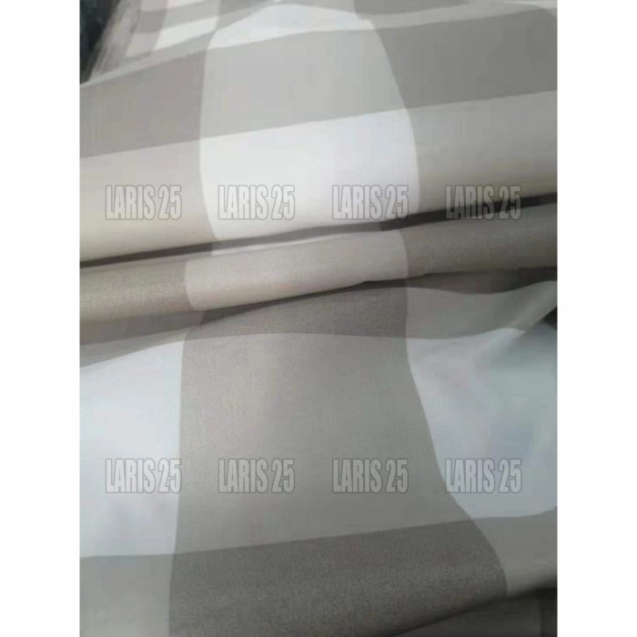 Gorden Bahan Kain Terlaris Katun Mikrotex Motif Kotak Emily Utk Sprei Gorden