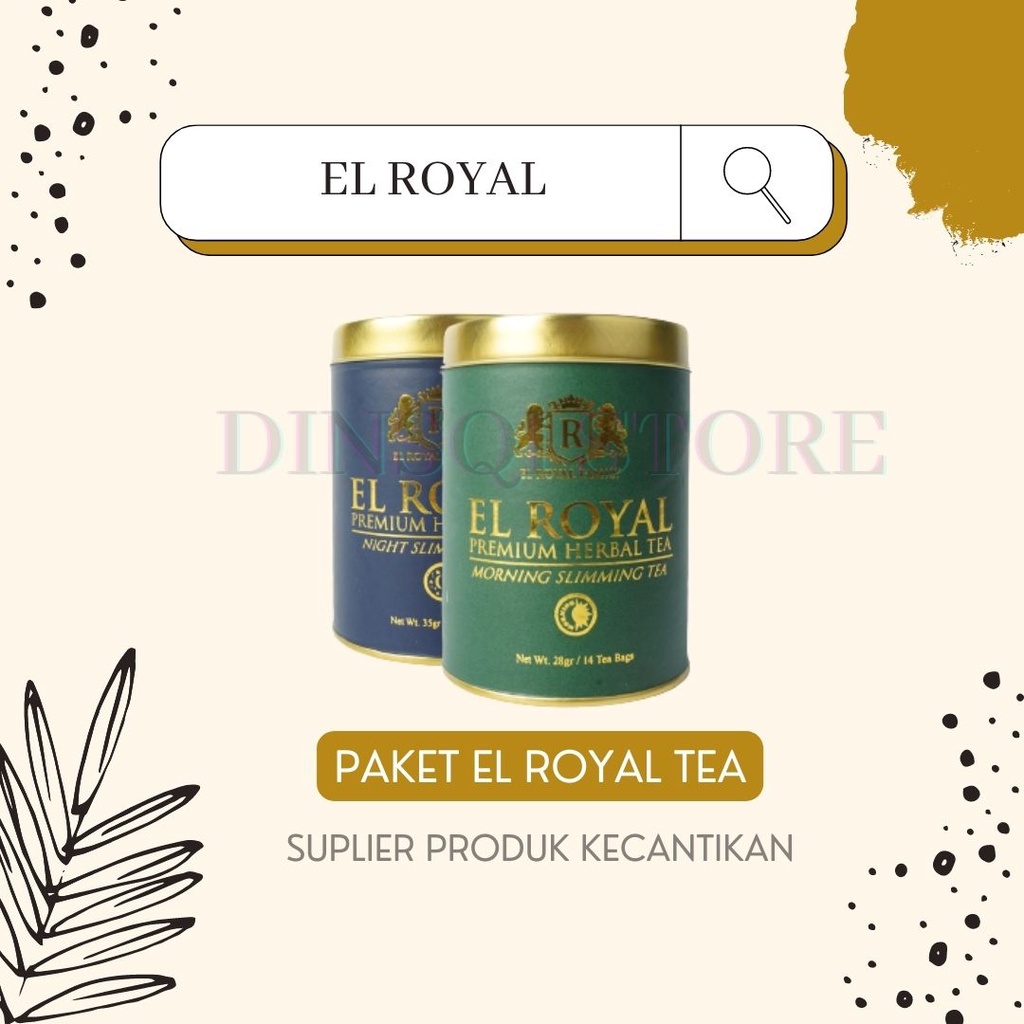 

El Royal Premium Herbal Tea (1 Paket) | 1 Morning Slimming Tea - 1 Night Slimming Tea