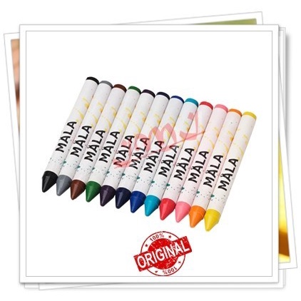 

PROMO Crayon lilin,alat tulis gambar warna campuran mainan anak 12 pcs ikea