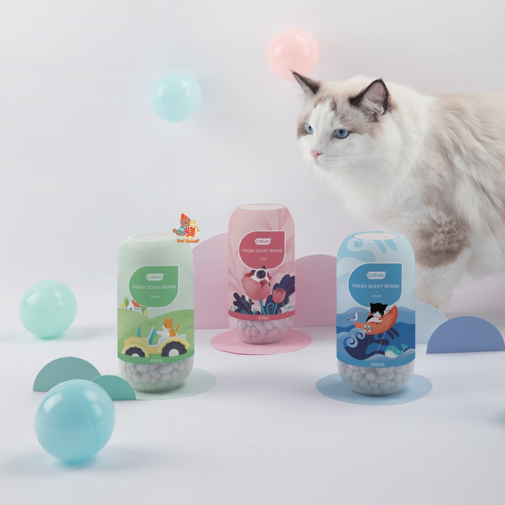 Cature - Cat Litter Deodorizer (Fresh Scent Beads)
