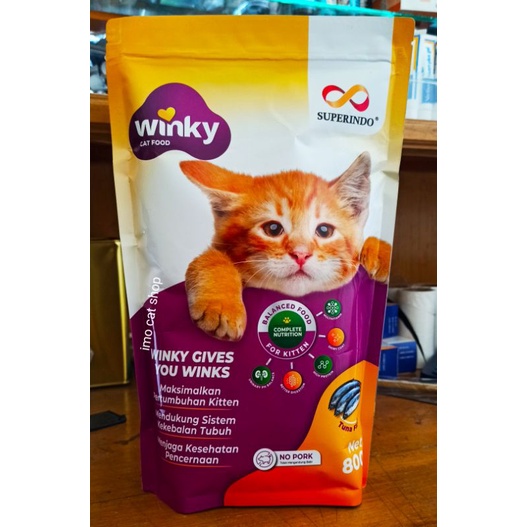 winky cat kitten fresh pack makanan anak kucing