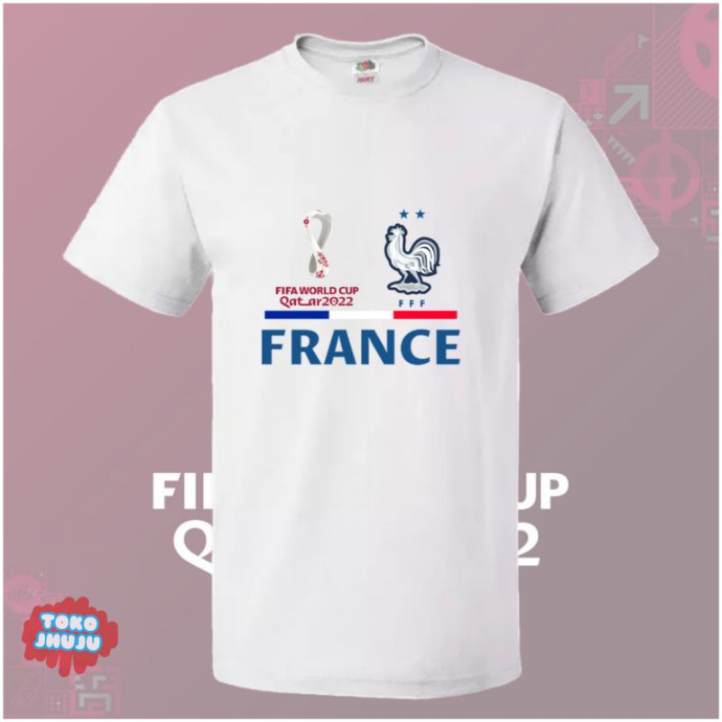 Baju Kaos Piala Dunia World Cup 2022 Team France