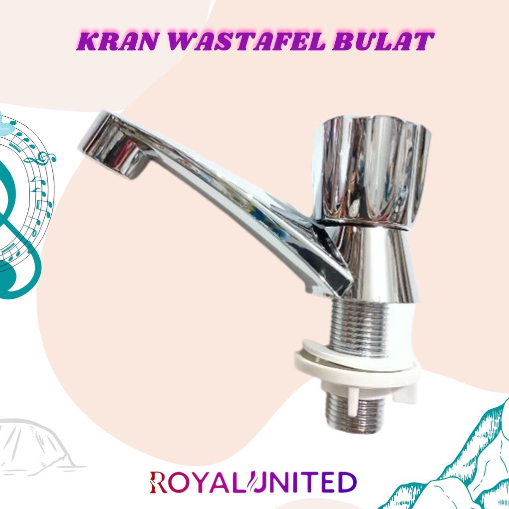 Kran Wastafel Stainless Steel Model Bulat Putar Stainless Steel Original High Quality