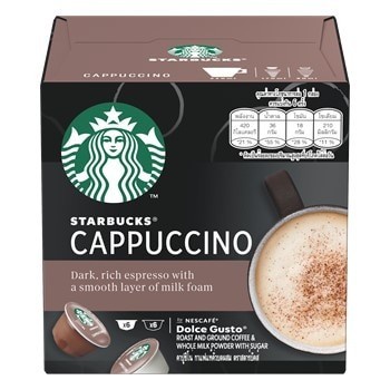 

NESCAFE DOLCE GUSTO STARBUCKS CAPPUCCINO - COFFEE CAPSULES KAPSUL KOPI