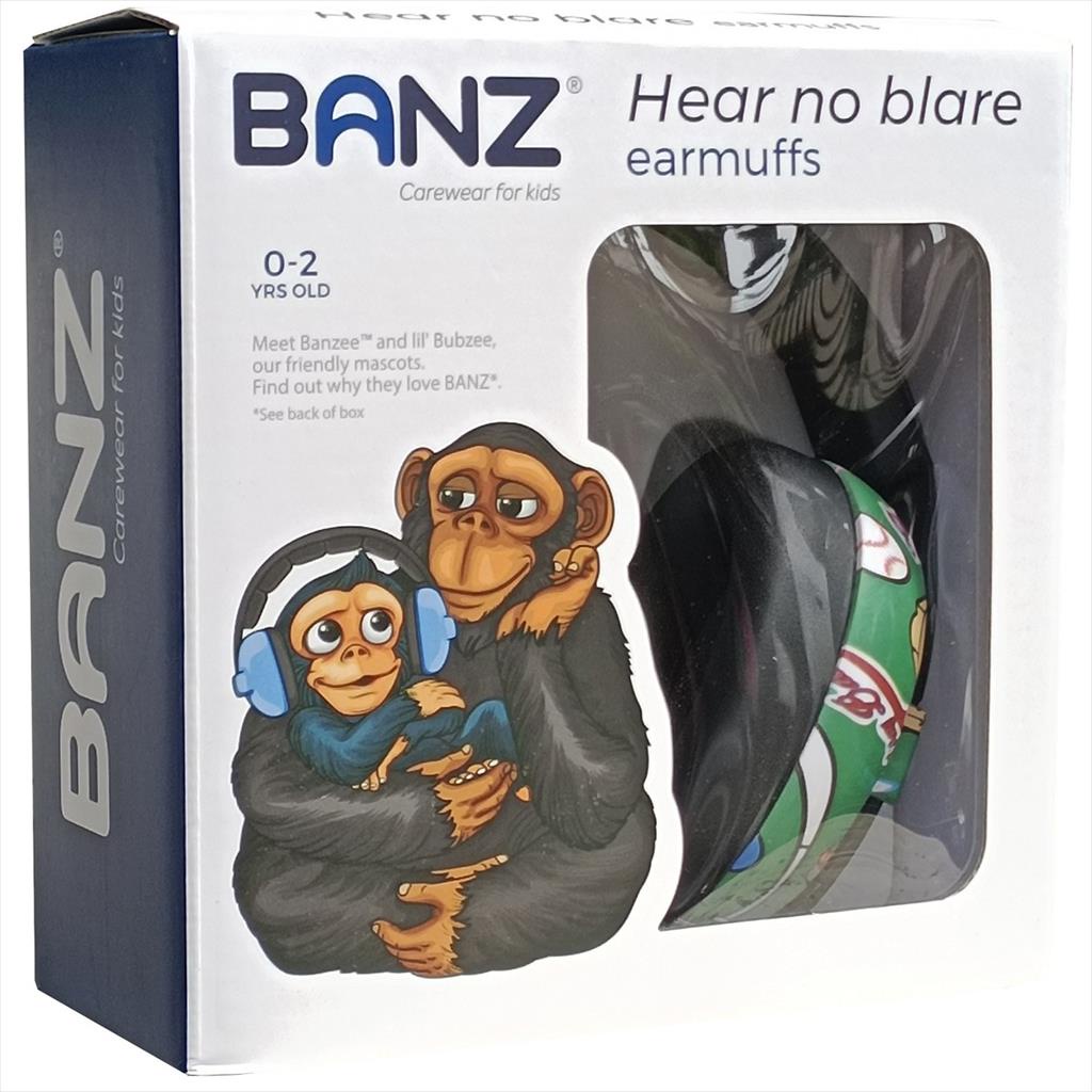 BANZ Baby Earmuffs Baseball 0 - 2 years Penutup Telinga Bayi