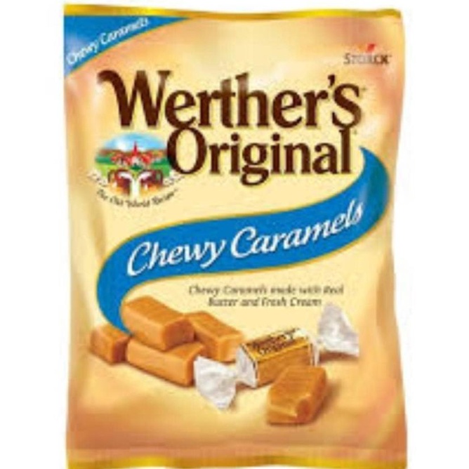 

TERLARIS Storck Werther's Original Chewy Toffees Candy Permen Karamel Import /PERMEN LUNAK/PERMEN VIRAL/PERMEN MILO/PERMEN YUPI/PERMEN JADUL/PERMEN KARET