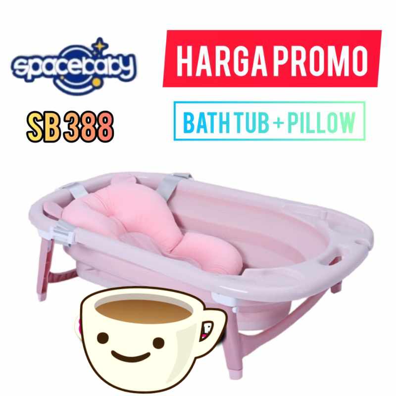 Spacebaby Folding Baby Bathtub SB388 Bak Mandi Bayi