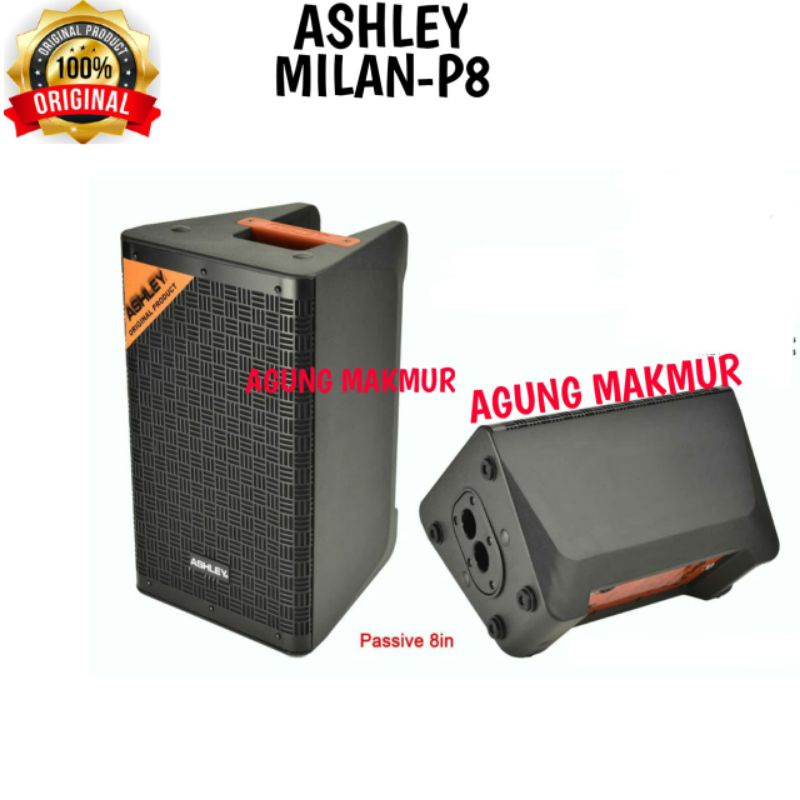 Speaker Pasif Ashley Milan-P8 8 inch Original - Speaker Ashley Milan P8