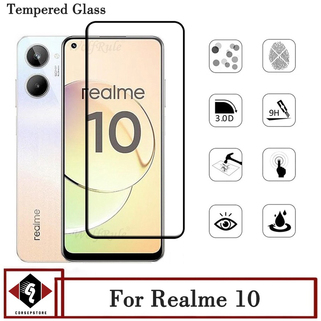 Promo Tempered Glass Layar Realme 10 2022 Antigores Pelindung Layar Hp