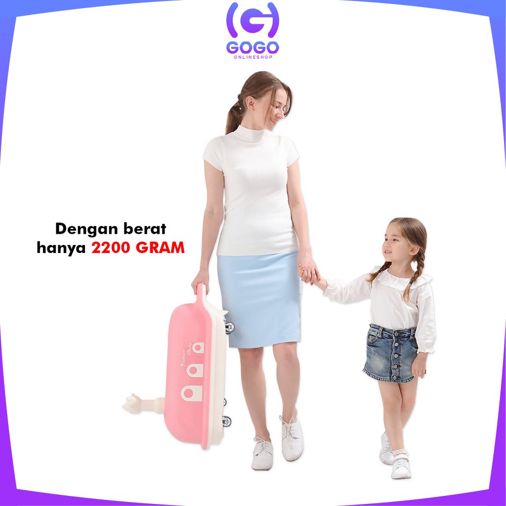 GOGO-M194 Mainan Mobil Mobilan Anak Dorong Kapal Selam Ada LED MUSIK Otoped Skuter Duduk Scooter Anak