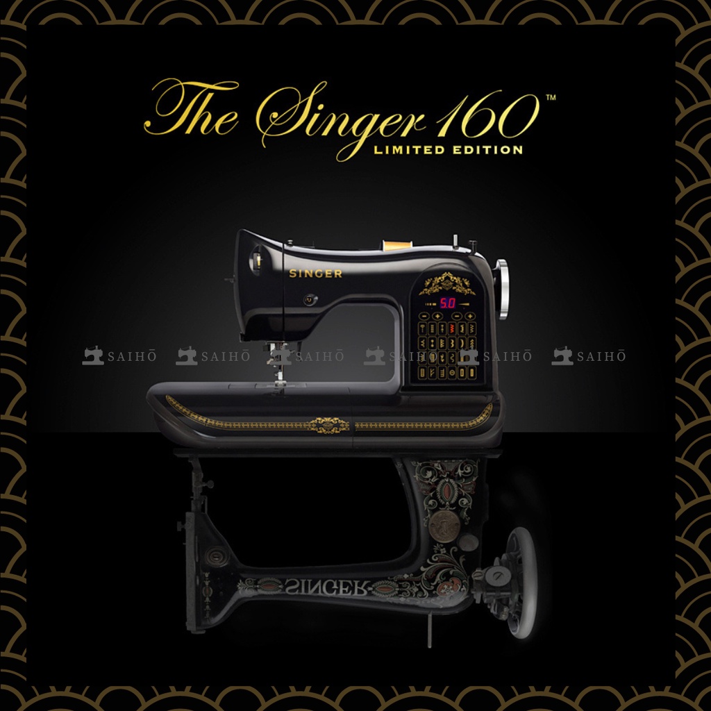 The SINGER 160 th | SINGER Anniversary 160 edition | Mesin Jahit Digital Portabel Limited Edition