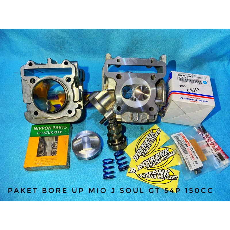 PAKET BORE UP MIO J SOUL GT 54P 150CC - BOYRENK RACING CONCEPT