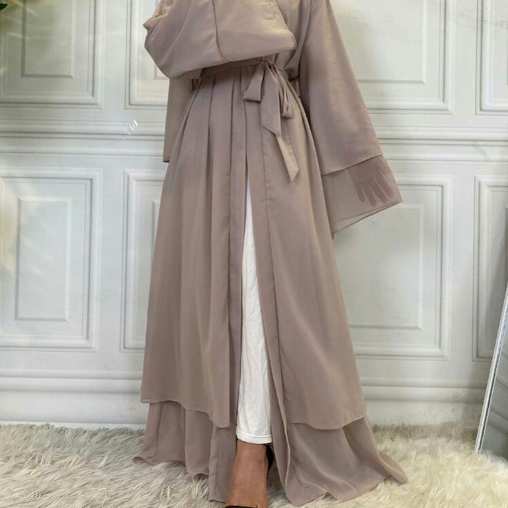 ☇ zaa fashion- Abaya outer 2 layer vol. 1 | abaya turki dubai | gamis outer ヴ