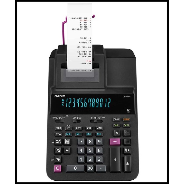 

Casio Calculator Dr 120 R / Calculator Printing