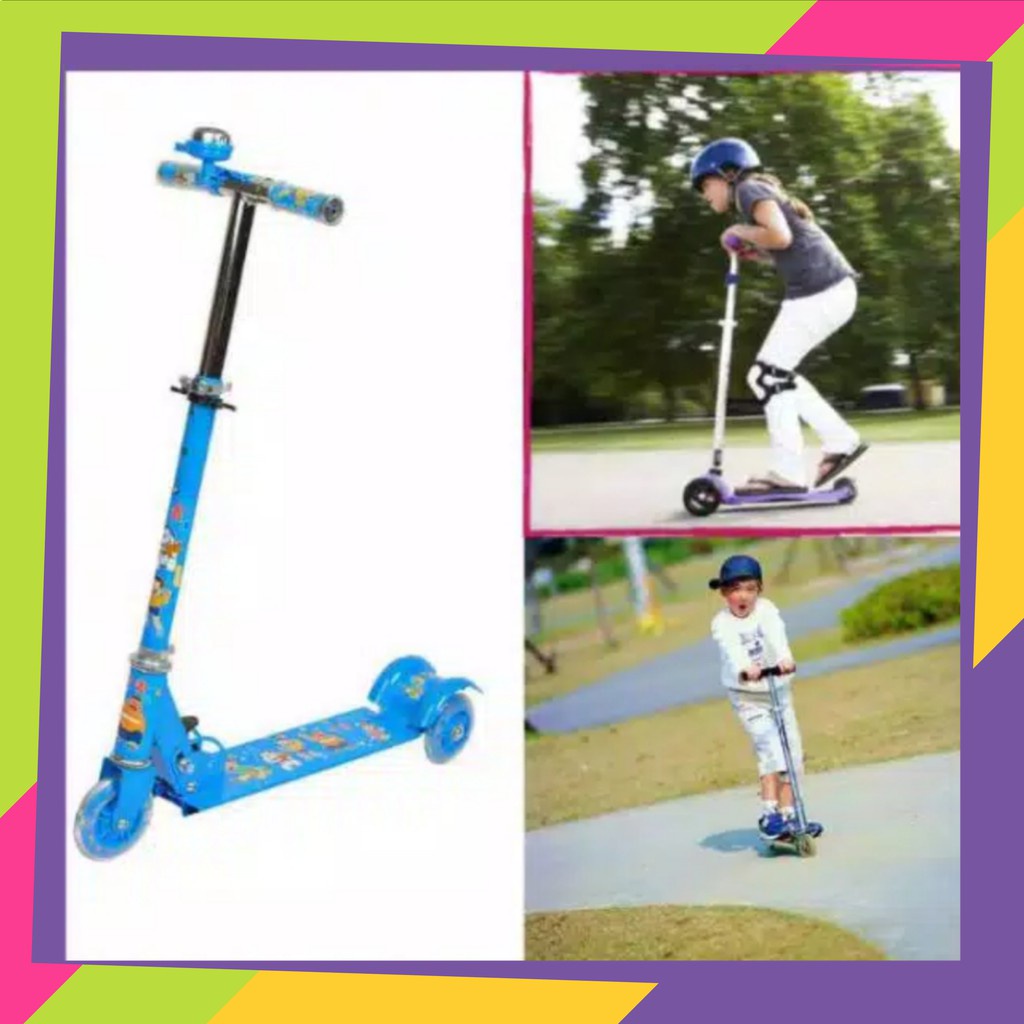 834 / Skuter anak roda 3 / Bel &amp; Rem / Scooter / Otoped