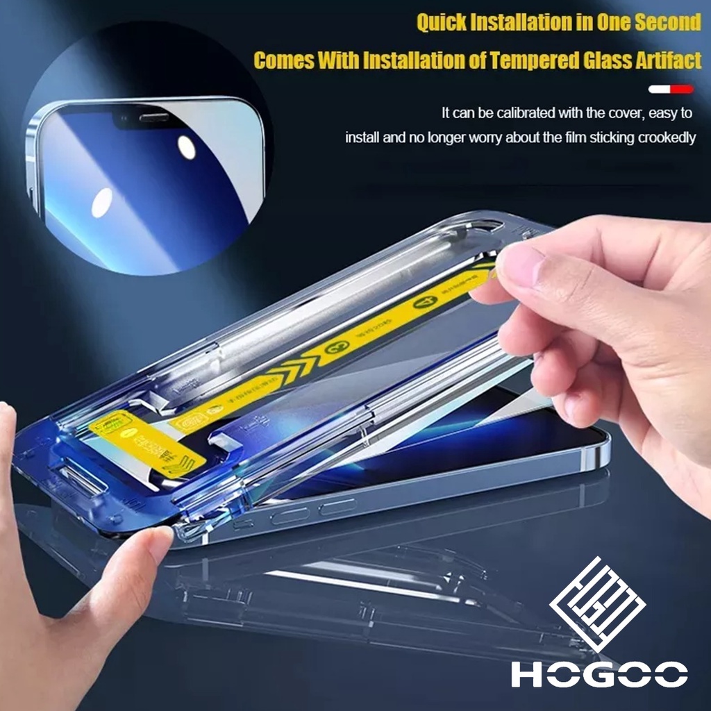 TEMPERED GLASS SUPER FIT AUTO MATIC SPY &amp; MATTE FOR IPHONE FULL LAYAR