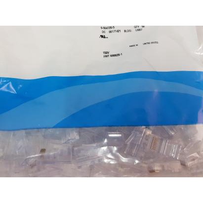 ORIGINAL Konektor AMP Rj45 Cat5e 50pcs / Connector AMP RJ 45
